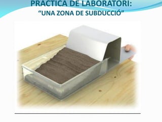 PRÀCTICA DE LABORATORI:
“UNA ZONA DE SUBDUCCIÓ”

 