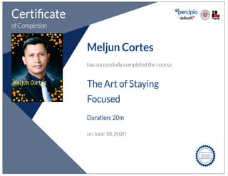  MELJUN CORTES Tectoc certificate_art_of_staying_focused