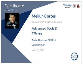 MELJUN CORTES  Tectoc certificate_digital_arts_advanced_tools_effects