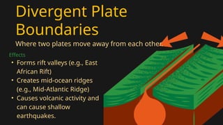 TECTONIC PLATE MOVEMENTS WITH IT BOUNDARIES GRADE 10 SCIENCE | PPTX