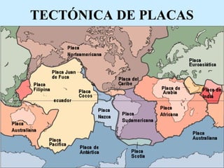 TECTÓNICA DE PLACAS
 