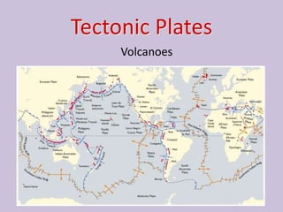 Tectonic Plates
Volcanoes