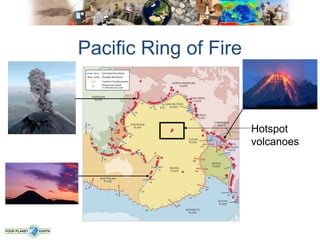 Pacific Ring of Fire


                       Hotspot
                       volcanoes
 
