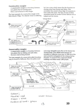 23
New Wider World
colour;
mantle - red
ocean - blue
surface of land - green
 