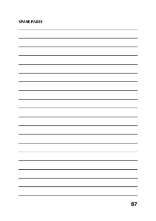 SPARE PAGES
87
 