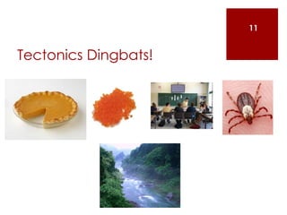 Tectonics Dingbats!
11
 