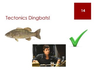 Tectonics Dingbats!
14
 