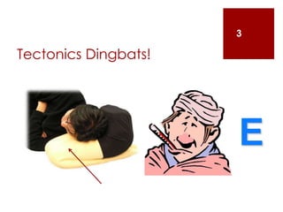Tectonics Dingbats!
3
E
 