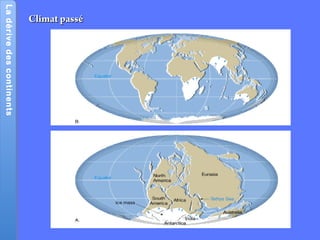 LadérivedescontinentsLadérivedescontinents
Climat passéClimat passé
 