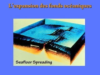 L’expansion des fonds océaniquesL’expansion des fonds océaniques
 