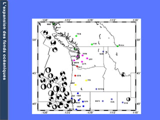 L’expansiondesfondsocéaniquesL’expansiondesfondsocéaniques
 