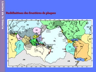 Redéfinitions des frontières de plaquesRedéfinitions des frontières de plaques
LimitesdelathéorieLimitesdelathéorie
 