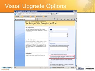 Visual Upgrade Options