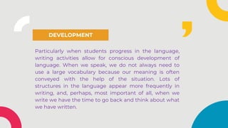 Writing in the primary classroom | PPTX
