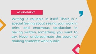 Writing in the primary classroom | PPTX