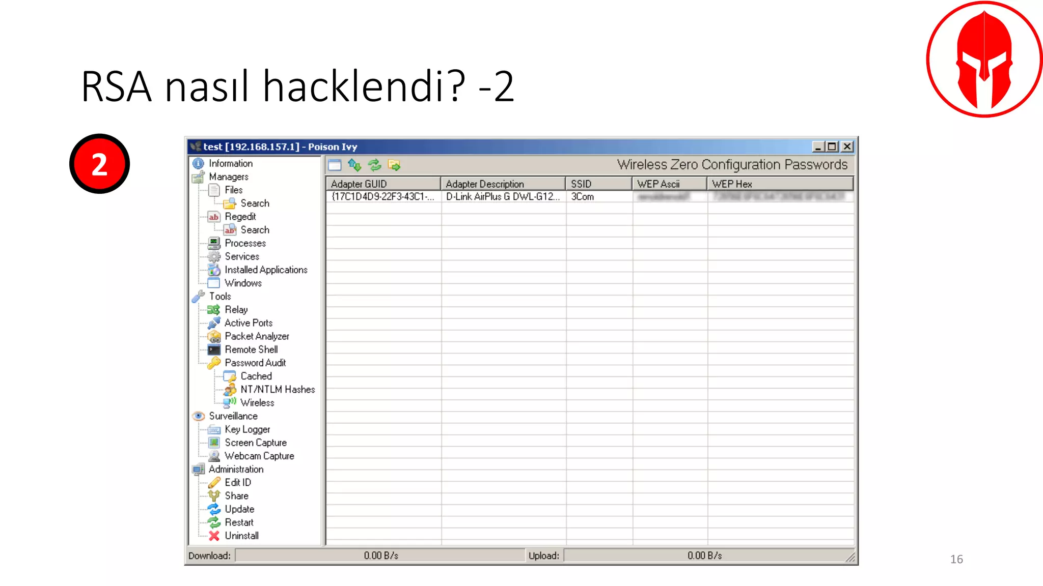 RSA	nasıl	hacklendi?	-2	
www.sparta.com.tr 16
2
 