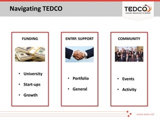 TEDCO Funding Programs Overview | PDF