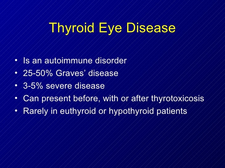 Thyroid Eye Disease