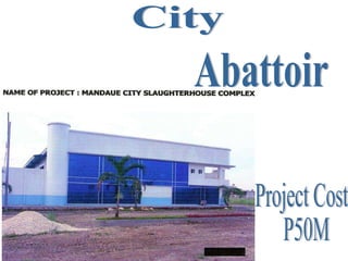 Abattoir City Project Cost P50M 