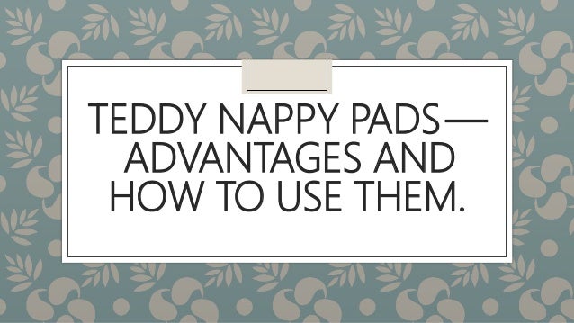 teddyy nappy pads