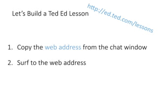 TED Ed Lessons | PDF