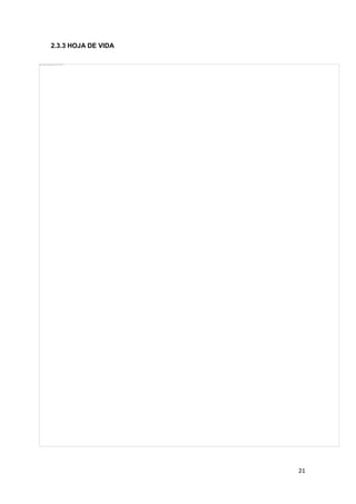 2.3.3 HOJA DE VIDA

21

 