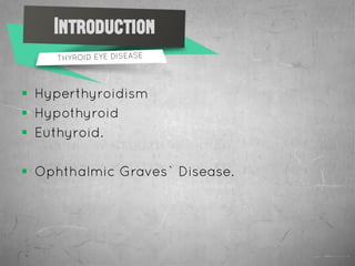 Thyroid Eye Disease (TED) | PDF