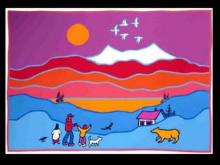 Ted Harrison For Kids , Art Lessons For Kids: Ted Harrison Landscape – LJNN