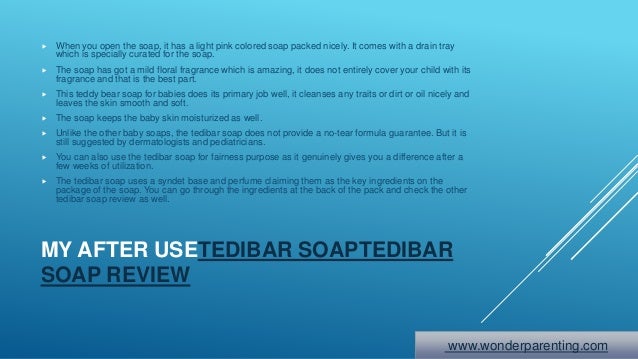 tedibar soap complaints