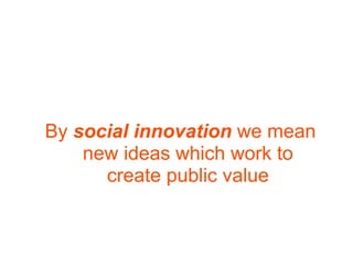 Social Entrepreneurship- Innovate Change