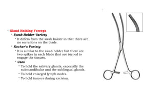 ted instruments of omfs.pptx for dental students | PPTX
