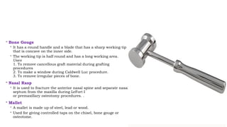 Graft Rasp ted instruments of omfs.pptx for dental students | PPTX
