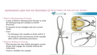 ted instruments of omfs.pptx for dental students | PPTX