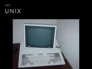 U N I X
1 9 7 1
 