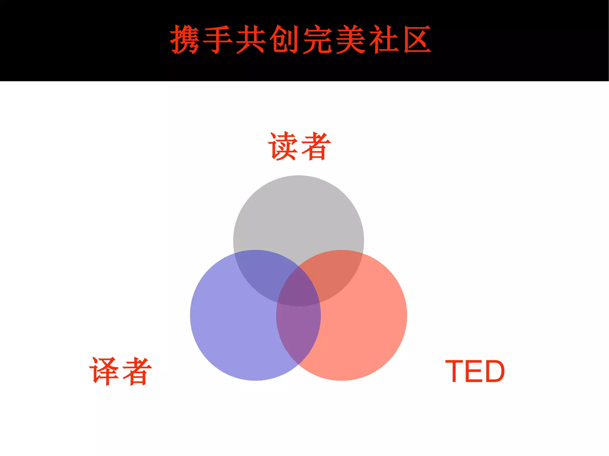 携手共创完美社区 读者   TED 译者 