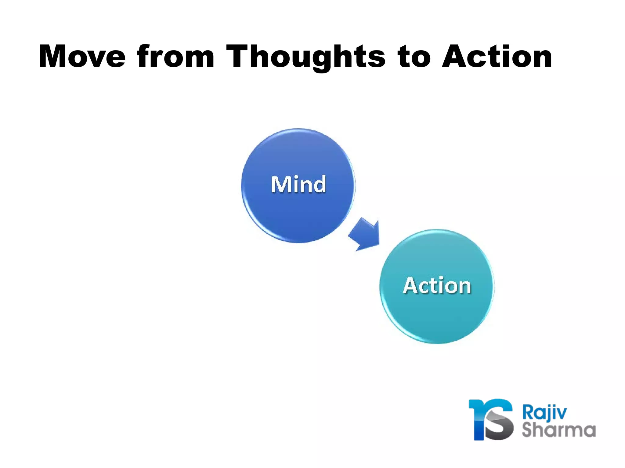 Move from Thoughts to Action