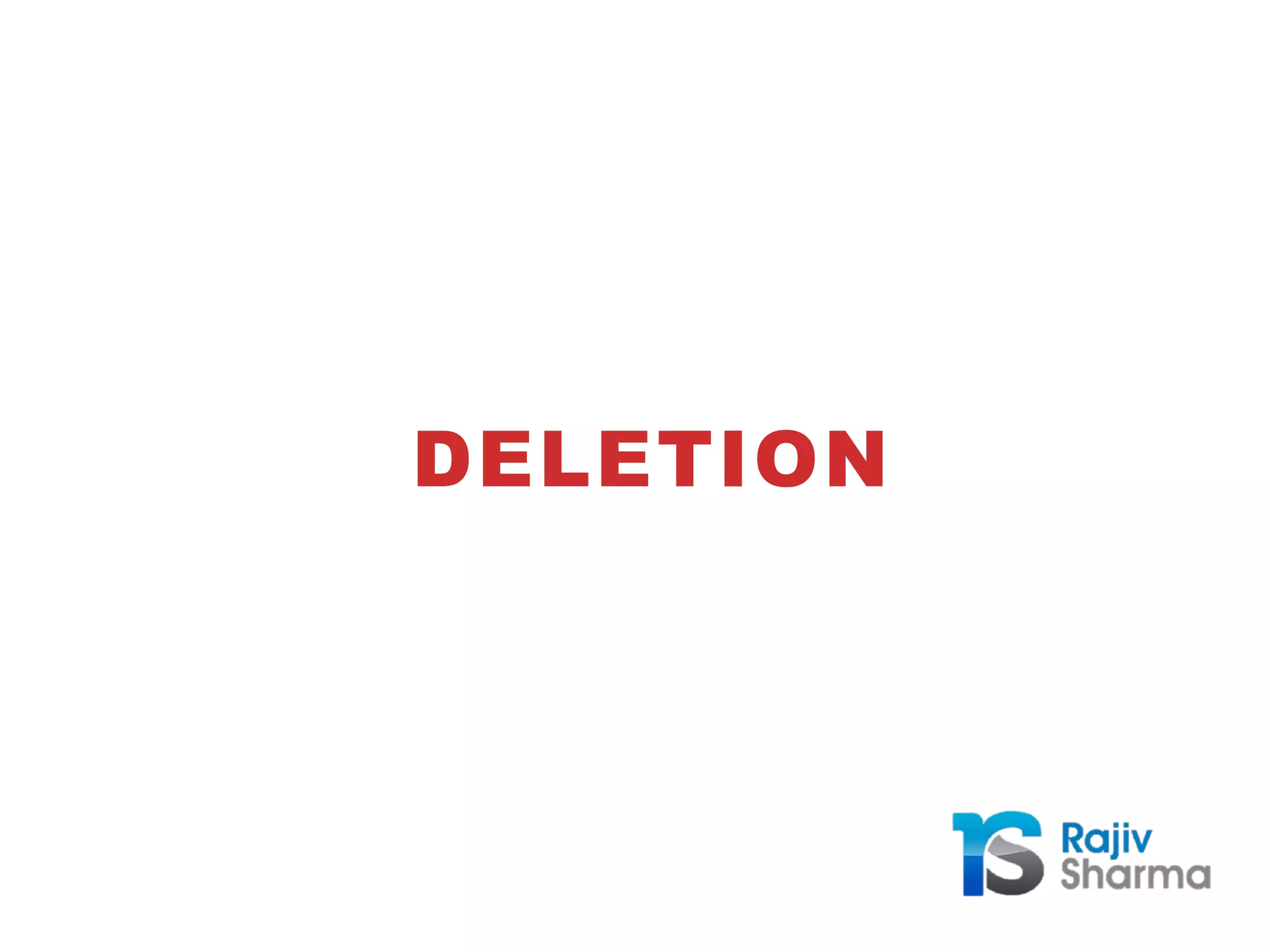 DELETION