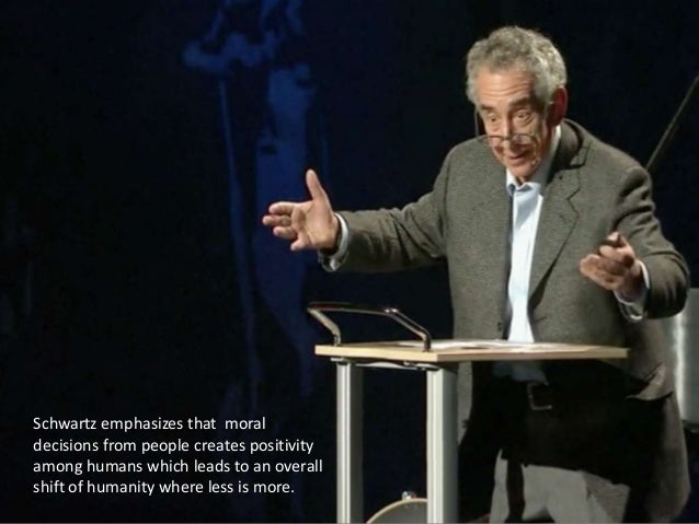 Barry Schwartz - "Our Loss of Wisdom"