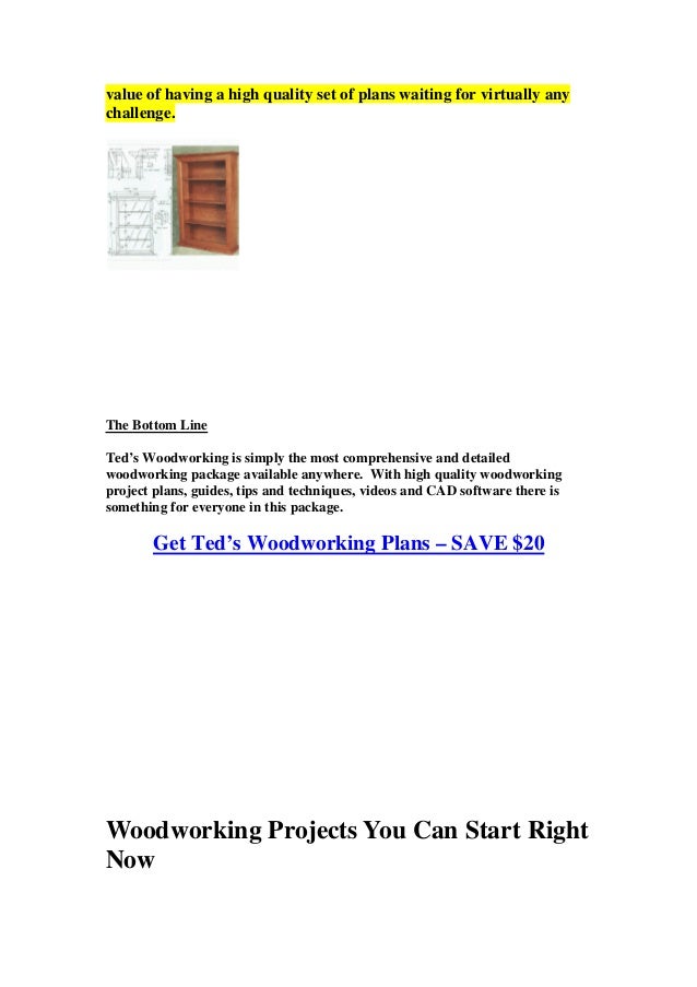 Teds woodworking--16,000 woodworking plans--free ebooks ...
