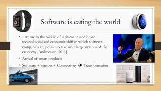 Changing of the Guard
• Most theories and concepts taught today
come from studying companies in the
auto industry
• Entering the age of digital titans
 