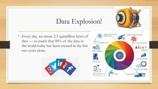 Software is eating the world
• .. we are in the middle of a dramatic and broad
technological and economic shift in which software
companies are poised to take over large swathes of the
economy [Andreessen]
• Every company is a software company - ecosystem
• Software + Sensors + Connectivity  Transformation
 