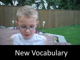New Vocabulary
 