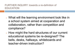 If INNOVATION is at the core of our achievement goals, how can we cultivate the qualities of innovative thinking?