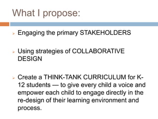 What is relevant to learn? And how is it best learned?