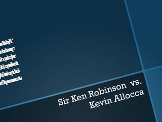 e d T
 odtbh
 s he
 maoy
 v
 e o t sp
    n r
  wotne
  ehiae
 kt
aih
bn  oemr
    uskye
     y alla
 r t
yi ’  pl a
     otcen
     nuerd
   hi f
Htss atc
 o
      iqat f
      tuetha
  hee r a
 y t
bTr o s
oe.u eeh
 aC
ver  pmnr
   tiooo
   :nnm   c
                               vs.
                           so n a
                        bin occ
                      Ro
               Sir Ken vin All
                      Ke
 