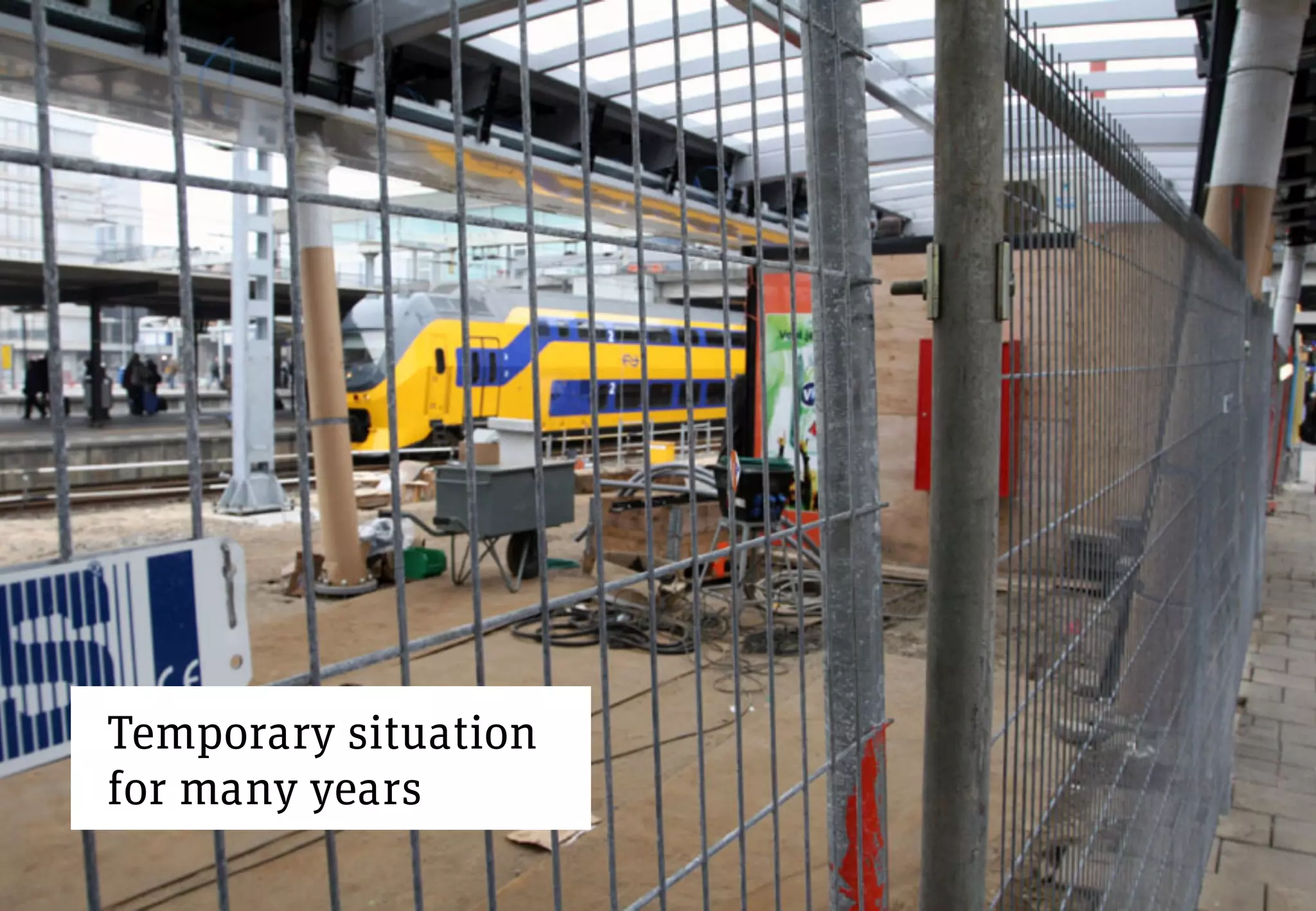 Temporary situation
for many years
 