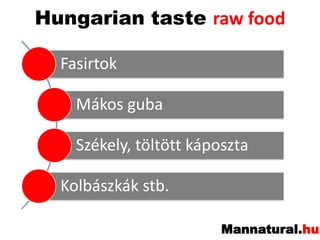 Hungariantasterawfood