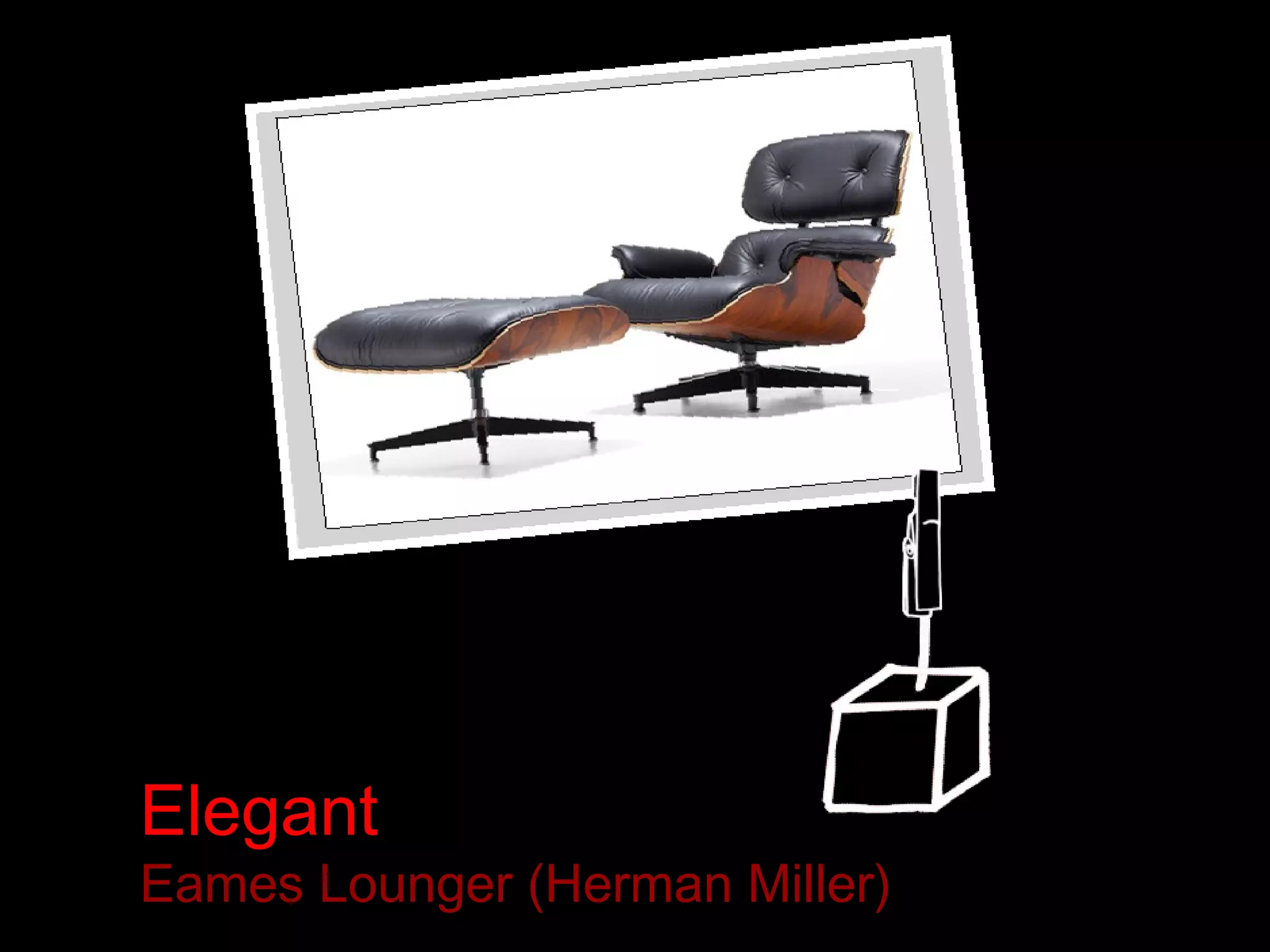 Elegant
Eames Lounger (Herman Miller)