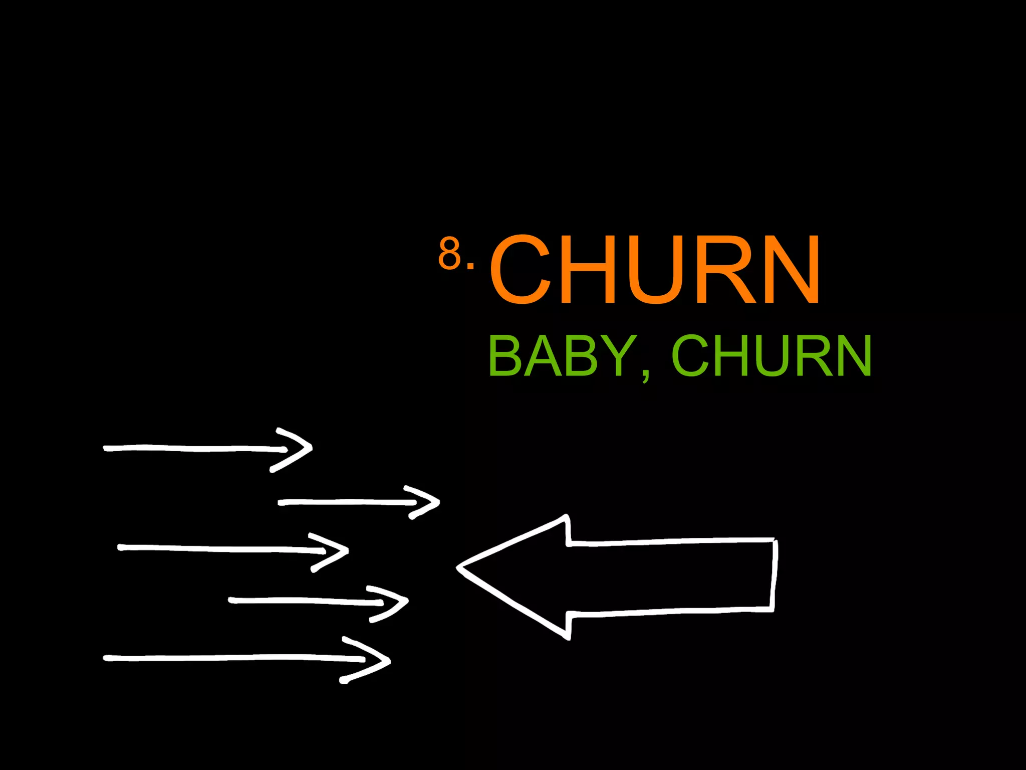 8.
CHURN
BABY, CHURN