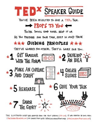 TEDx Speaker Guide (illustrated)